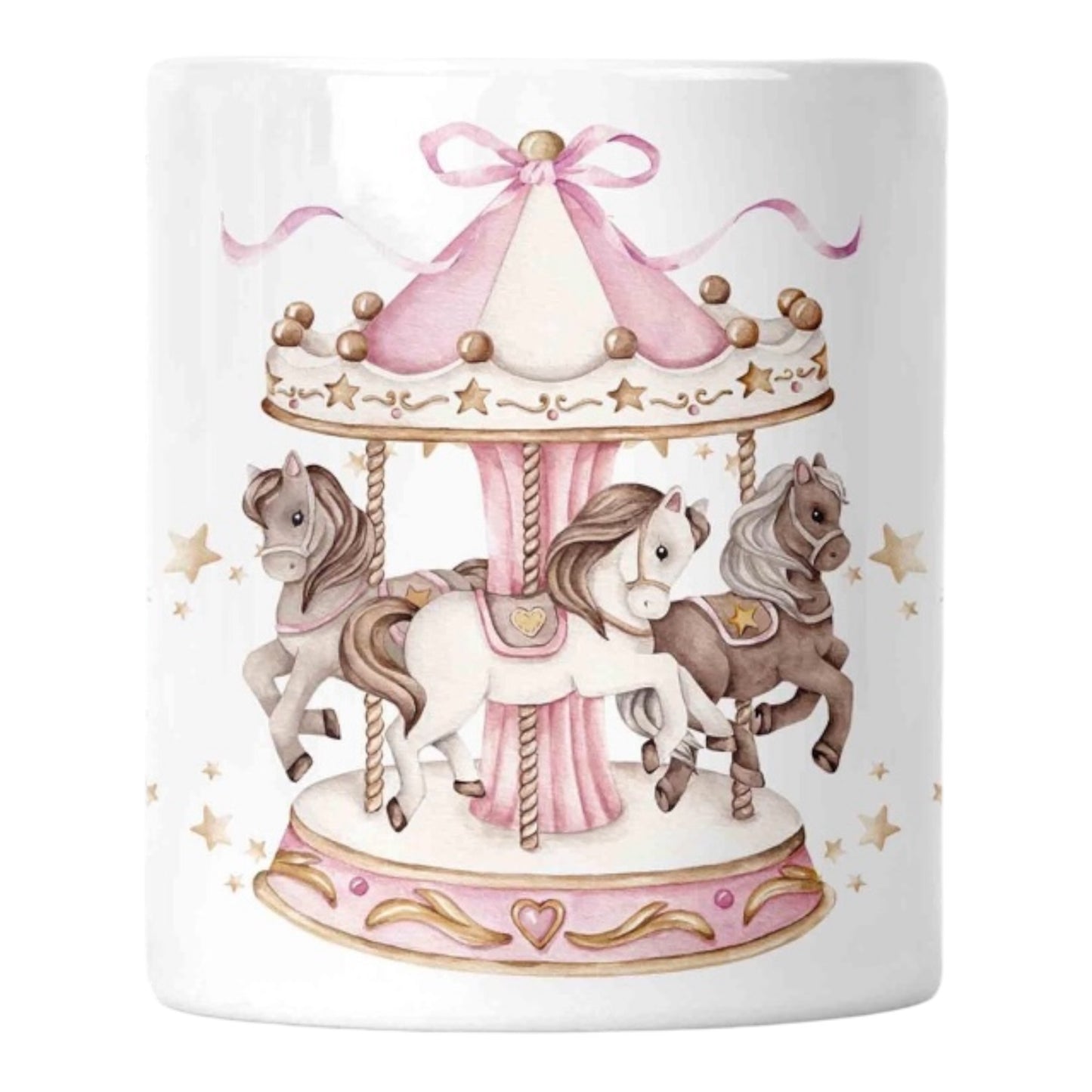 Pink Carousel MoneyBox